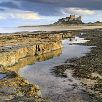 Buy canvas prints of Ledges at Bamburgh  by Andrew Ray