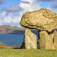Buy canvas prints of Carreg Samson Burial Chamber by Andrew Ray