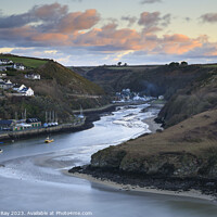 Buy canvas prints of Solva at sunrise by Andrew Ray