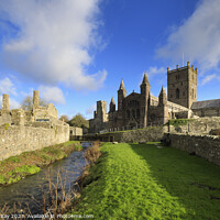Buy canvas prints of Afternoon at St David's Cathedral  by Andrew Ray