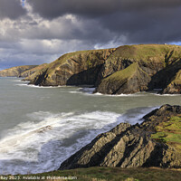 Buy canvas prints of Ceibwr Bay by Andrew Ray