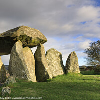Buy canvas prints of Morning light on Pentre Ifan by Andrew Ray