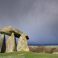 Buy canvas prints of Stormy morning at Pentre Ifan by Andrew Ray