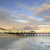 Buy canvas prints of Bognor Regis Pier at sunset  by Andrew Ray