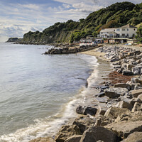 Buy canvas prints of Coast view (Steephill Cove) by Andrew Ray