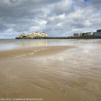 Buy canvas prints of Towards Kingstone Island Weston-Super-Mare by Andrew Ray