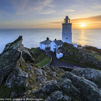 Buy canvas prints of Morning at Start Point Lighthouse by Andrew Ray