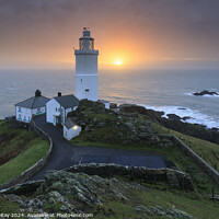 Buy canvas prints of Sunrise at Start Point Lighthouse  by Andrew Ray