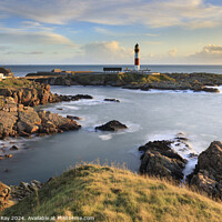 Buy canvas prints of Buchan Ness Lighthouse (Boddam)  by Andrew Ray