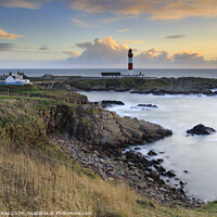 Buy canvas prints of Early morning at Buchan Ness Lighthouse (Boddam) by Andrew Ray