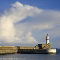 Buy canvas prints of  Harbour Lighthouse (Fraserburgh) by Andrew Ray