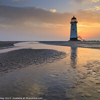 Buy canvas prints of Sunrise at Talacre by Andrew Ray