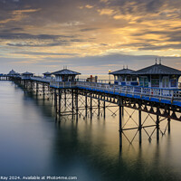 Buy canvas prints of Sunrise at Llandudno Pier by Andrew Ray