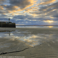 Buy canvas prints of Early morning on St Ives Beach by Andrew Ray