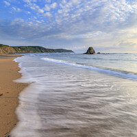 Buy canvas prints of Towards Black Rock (Widemouth Bay) by Andrew Ray