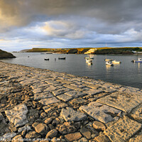 Buy canvas prints of Evening at Bude Breakwater  by Andrew Ray