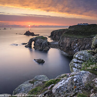 Buy canvas prints of Spring sunset (Land's End)  by Andrew Ray