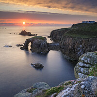 Buy canvas prints of Towards the setting sun (Land's End)  by Andrew Ray