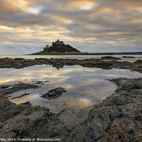 Buy canvas prints of Rock Pool (St Michael's Mount) by Andrew Ray
