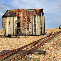 Buy canvas prints of Abandoned Railway (Dungeness) by Andrew Ray