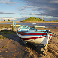 Buy canvas prints of Boats at Alnmouth. by Andrew Ray