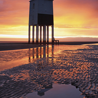 Buy canvas prints of Burnham Sunset by Andrew Ray