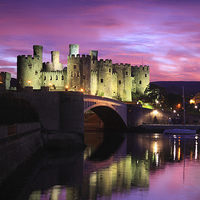 Buy canvas prints of Conwy Castle by Andrew Ray