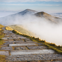 Buy canvas prints of Great Ridge Path by Andrew Ray