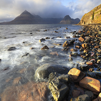 Buy canvas prints of Late Light at Elgol by Andrew Ray