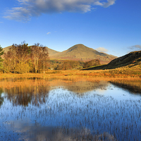 Buy canvas prints of Kelly Hall Tarn by Andrew Ray