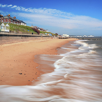 Buy canvas prints of Towards Southwold Pier by Andrew Ray