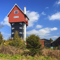 Buy canvas prints of The House in the Clouds by Andrew Ray