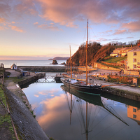 Buy canvas prints of Sunrise Reflections (Charlestown) by Andrew Ray