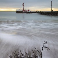 Buy canvas prints of Strom Debris (Looe)  by Andrew Ray