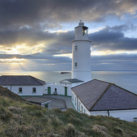 Buy canvas prints of Lighthouse at Trevose by Andrew Ray