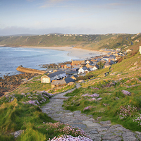Buy canvas prints of Coast Path to Sennen by Andrew Ray