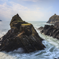 Buy canvas prints of Sea Stack at the Blue Lagoon by Andrew Ray