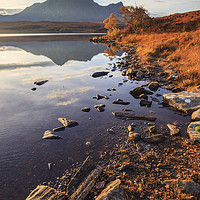 Buy canvas prints of Waters Edge (Loch Hakel) by Andrew Ray