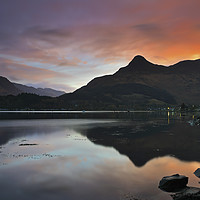 Buy canvas prints of Pap of Glencoe Reflected   by Andrew Ray