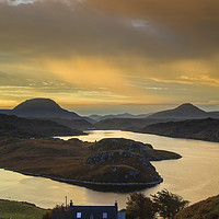 Buy canvas prints of Loch Inchard View by Andrew Ray