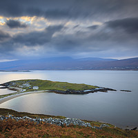 Buy canvas prints of Sunset over Loch Eriboll by Andrew Ray