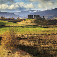 Buy canvas prints of Autumn at Ruthven Barracks by Andrew Ray