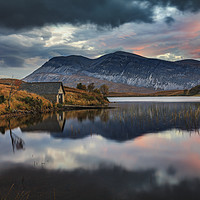 Buy canvas prints of Loch Stack Sunrise by Andrew Ray
