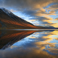 Buy canvas prints of Late Light at Loch Etive by Andrew Ray