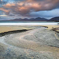 Buy canvas prints of Luskentyre Beach at Sunset by Andrew Ray