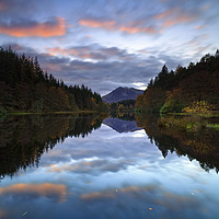 Buy canvas prints of Glencoe Lochan Reflections by Andrew Ray