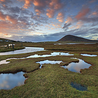 Buy canvas prints of Salt Marsh at Sunset (Isle of Harris)  by Andrew Ray