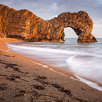 Buy canvas prints of Late Light at Durdle Door by Andrew Ray