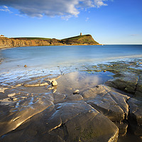 Buy canvas prints of Ledge at Kimmeridge by Andrew Ray