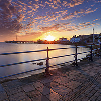 Buy canvas prints of Towards Swanage Pier by Andrew Ray